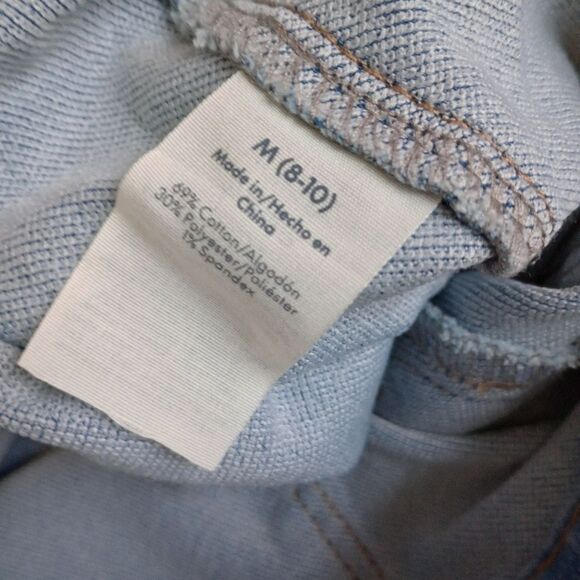 NWT NOBO Light Wash Cargo Cropped Pull On High Rise Jeggings Size Medium (8-10) - Picture 5 of 7